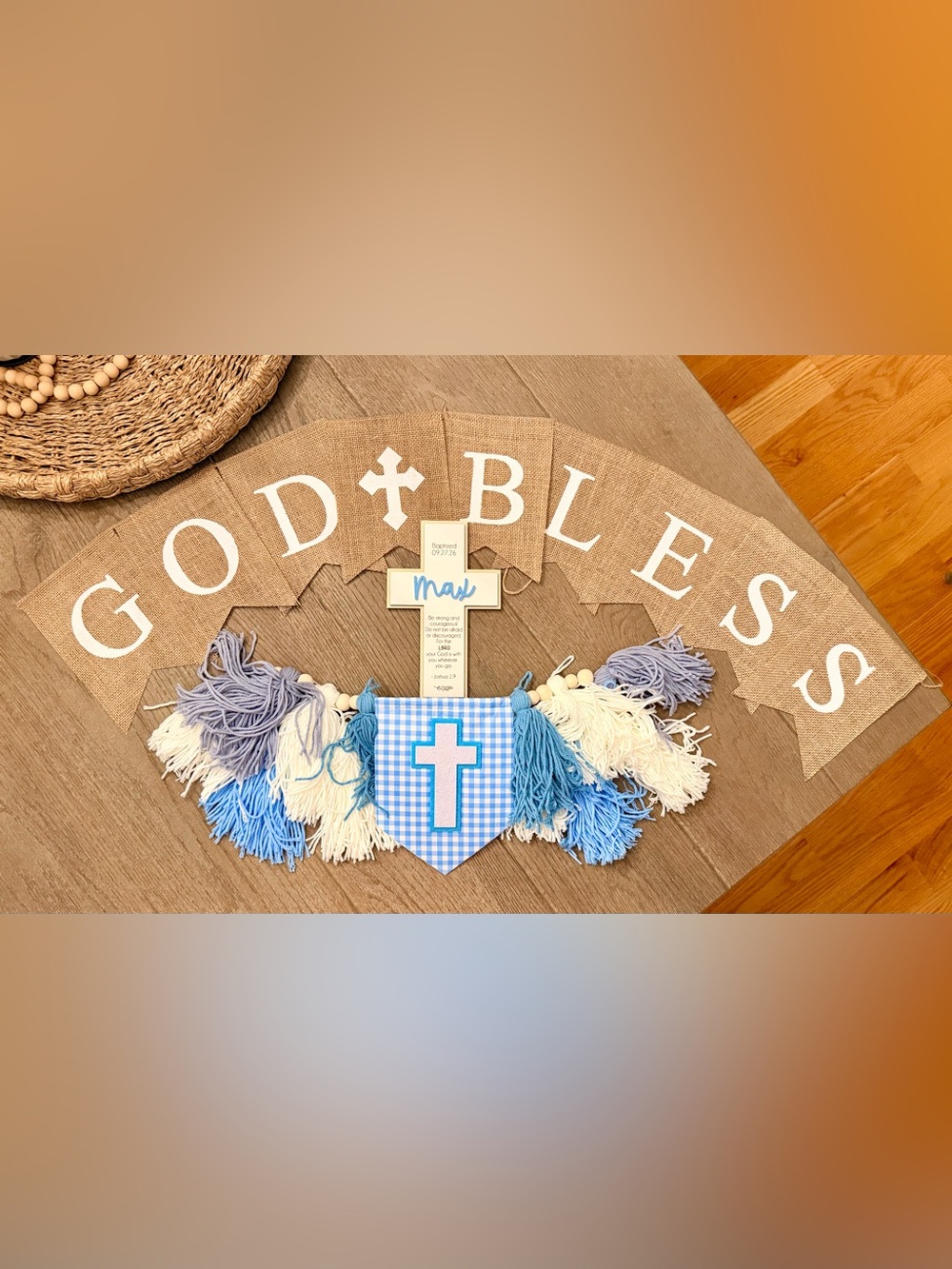 Baptism Decor - Set of Two!